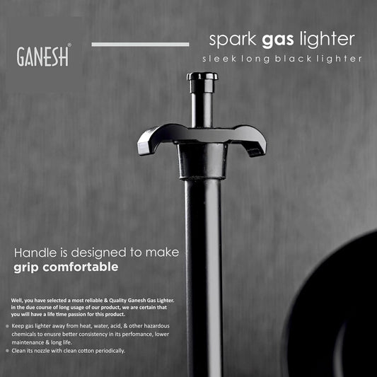 Ganesh Gas Lighter with ergonomic long handle
