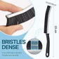 Compact angled head of the corner cleaning brush designed for tight gaps cleaning