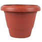 Empty 10-inch Heavy Plastic Planter Pot, ready for planting.