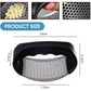 One-piece garlic crusher with ergonomic grip for daily use