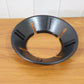 Gas stove burner fitted with protector ring without visible flame enhancing safety