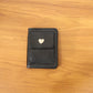 Everyday carry compact snap button card holder wallet