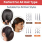 Compact hair accessories set in a convenient package