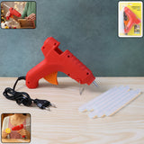 Premium 20W hot melt glue gun with ergonomic handle and metal stand
