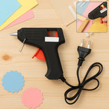 20W hot melt glue gun front view showing ergonomic design and nozzle