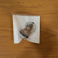 Mini bell charm metal key holder
