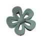 Hair clutch clip with a floral pattern for stylish hair securement