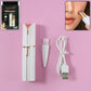 Rechargeable facial hair remover set for women with precision trimming