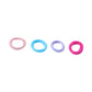 Colorful hair rubber bands set, durable and gentle on hair