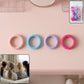Stretchable, multicolor hair bands set for girls and kids