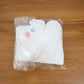 Lifestyle image of cartoon hooded hair drying towel cap worn by user