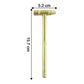 5-in-1 small hammer with interchangeable screwdriver tips for versatile home repairs