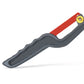 Side view of the BoltForce compact hand hacksaw, highlighting its portability.