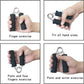 Ergonomic hand grip exerciser with non-slip foam grips