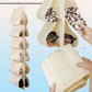 Close-up of hanging shoe storage bag showing individual 12 pockets