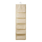 Portable shoe storage hanging bag with 12 compartments