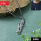 Front view close-up of the Hanuman Ji pendant, highlighting divine craftsmanship.