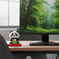 Automatic nodding movement of solar powered panda figurine