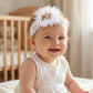 Fashionable stretchable hair band for babies, floral design looks adorable