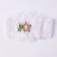 Lightweight baby headband for daily wear, floral design and stretch fit