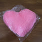 Romantic plush heart cushion suitable for bedroom comfort