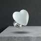 Stylish and durable heart design toilet flush button