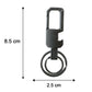 Lightweight and rugged metal key holder for men and women
