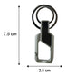 Compact stainless steel key holder showing lightweight structure