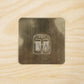Adhesive wall hook on metal surface for home organization