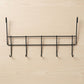 Multi-hook door organizer rack for home storage