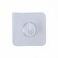Plastic adhesive wall hook on wardrobe surface