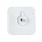 Metal stud wall hook with adhesive for kitchen or bathroom