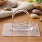 Transparent round wall hook for easy wall organization