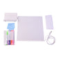 USB powered LED writing board with stable base on table