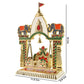 Spiritual pooja jhula set with sturdy metal frame and decorative accents