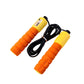 Lightweight adjustable fitness jump rope used in gym environment