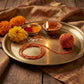 Close-up of Kalava holi cotton threads for religious pooja ceremonies