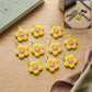 Colorful flower-shaped keychain accessory for bags and keys