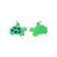 Turtle shape keychain set in vibrant colors