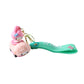 Toy-style cartoon character silicone keychain for keys and bags