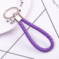 Braided Loop Keychain Set – Stylish 4-Piece Key Organizer