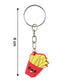 French Fries Keychain – Cute Smiley Cartoon Bag Charm