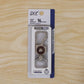 Stylish and durable metal key holder with dual rings for organized keys.