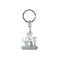Elegant metallic 'Love You' keychain, ideal for daily use
