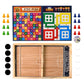 Desktop football game board from the 3-in-1 wooden board game set