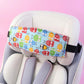 Adjustable strap for baby head support during car seat or stroller use