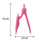 Size comparison of kids stationery set
