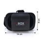 VR Box headset showing adjustable strap and soft eye padding for smartphone virtual reality
