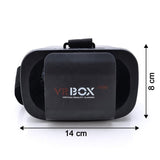 VR Box headset showing adjustable strap and soft eye padding for smartphone virtual reality
