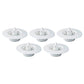 Drain protector strainer filter in rust-resistant white plastic